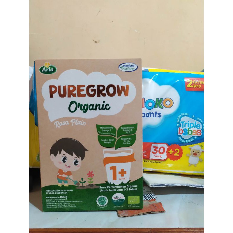 PureGrow 1+ Organic 1-3 tahun