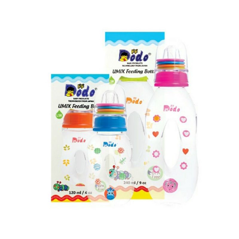 DODO Bottle  Umix Feeding Bottle minum susu / Botol susu / Dot bayi 240 ML