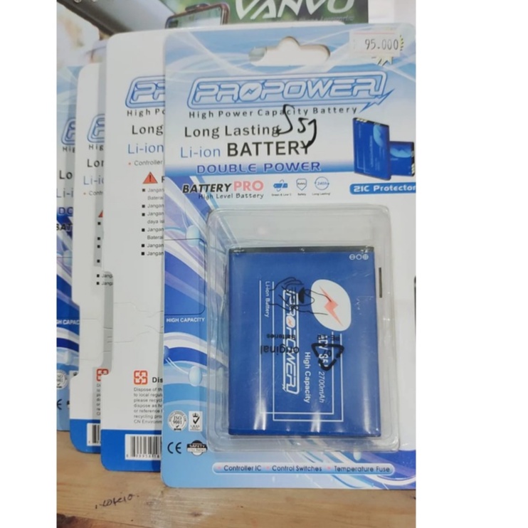 Pro Power Battery Batre Advan  S5j 2700 Mah  Batre Dobelll Power ADVAN BATRE