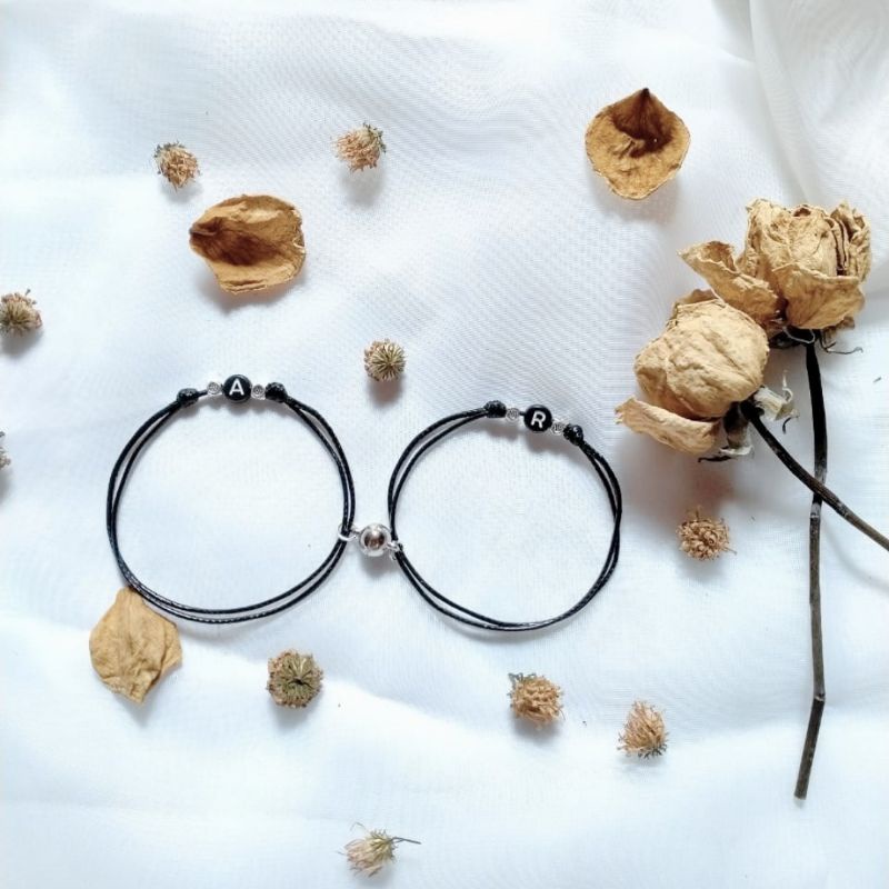 Gelang magnet simple | Gelang couple magnet | Simple couple bracelet