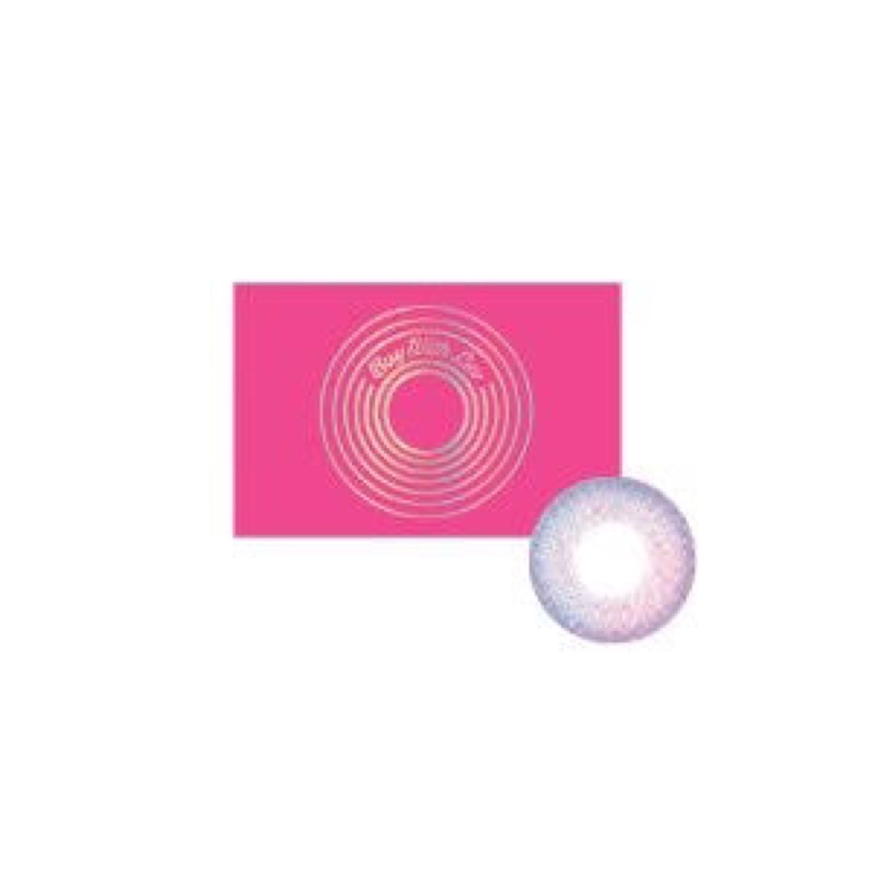 READY STOCK OFFICIAL BTS BOY WITH LUV X MTPR LENS SOUL INDIGO BLUE - MINUS SOFTLENS