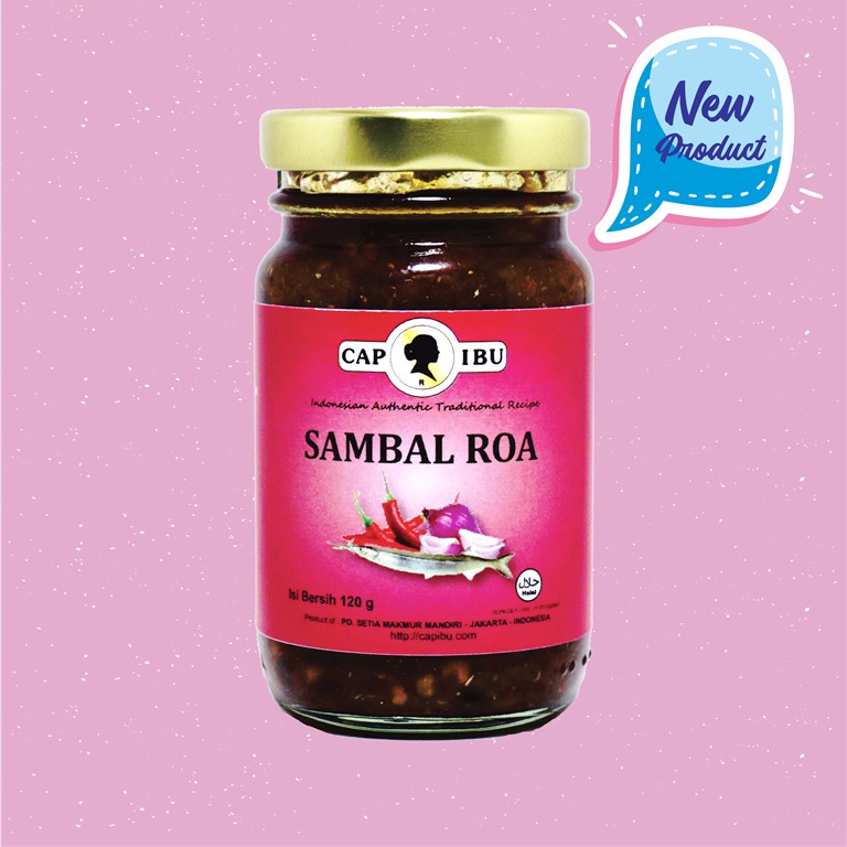 

Sambal Roa Cap Ibu 120G (Botol Mini)