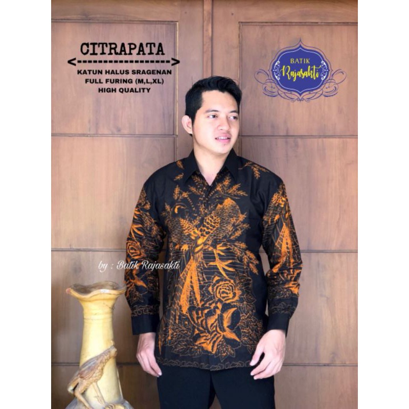 CITRA BAJU BATIK PRIA LENGAN PENDEK PANJANG KEMEJA BATIK PRIA LENGAN PENDEK PANJANG BATIK SOLO