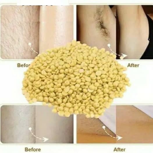 Depilatory Hard Wax Beans Hair Removal Waxing Perontok Bulu 100g