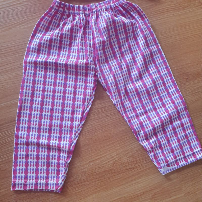 Baju tidur anak perempuan pyjama anak baju celana panjang