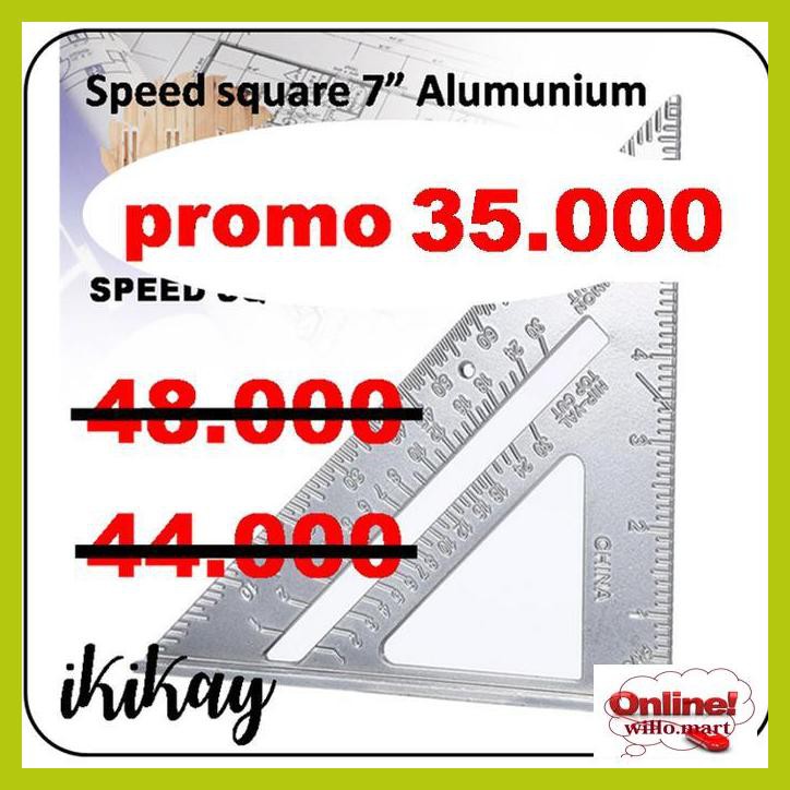 

W4Wr44- Speed Square 7 Inch Alumunium Penggaris Segitiga Siku 7 Inch Y8Tjtu7-