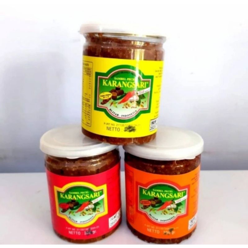 

SAMBEL PECEL BUMBU PECEL KARANGSARI BLITAR 600gr
