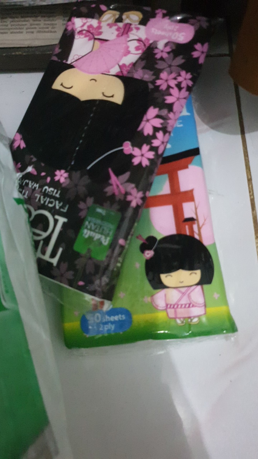 Tissue Tessa Facial Travel Pack 50 Sheet