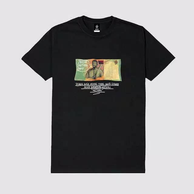 Kaos Lengan Pendek Hatf Hutang
