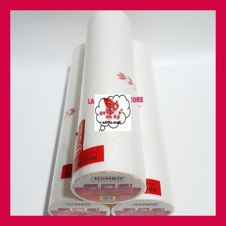

474S0T5D Plastik Laminating Hombo Roll Glossy 330Mm X 32Mic X 150M Mytpjd80E