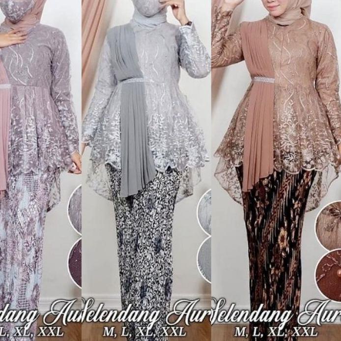 【COD】Selendang Aurel > Setelan Kebaya Burkat / Kebaya Tunik / Kebaya Remaja / Kebaya Modern / Kebaya