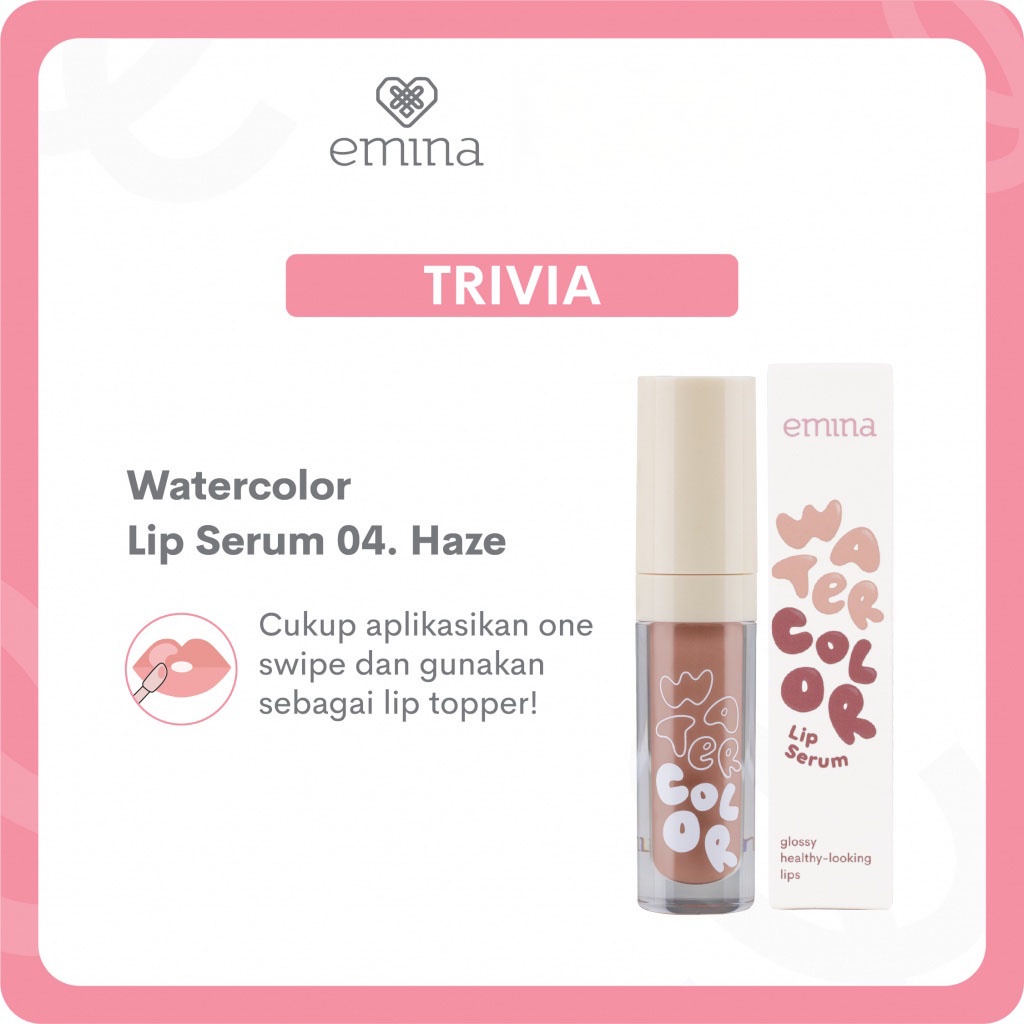 EMINA Watercolor Lip Serum 2gr