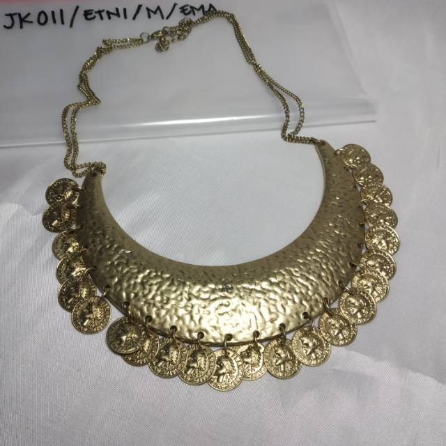 perhiasan kalung etnik aksesoris kebaya