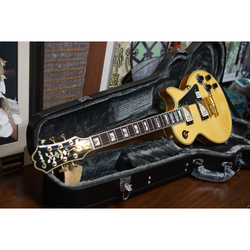 Epiphone Ltd Ed Les Paul Custom 100th Anniversary in Natural