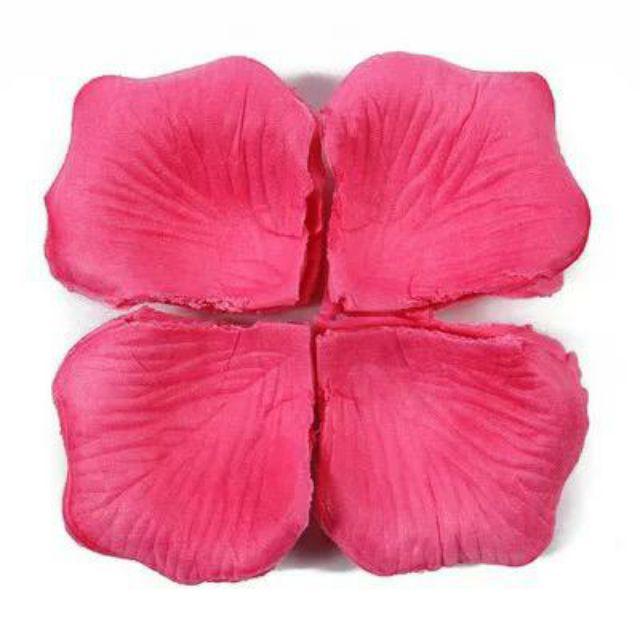 Rose Petals kelopak bunga plastik per Pak-Hot Pink