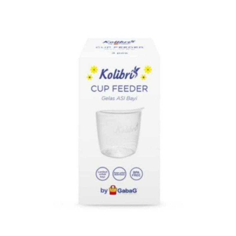 Gabag Kolibri Cup feeder 30cc / Gelas Asi Bayi