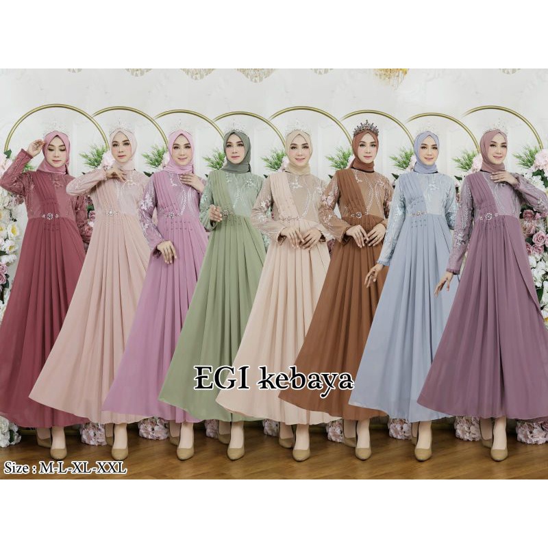 GAMIS CERUTY PAYET // BAHAN TILLE BORDIR MIX CERUTY BABYDOLL PLUS PAYET // KODE EK