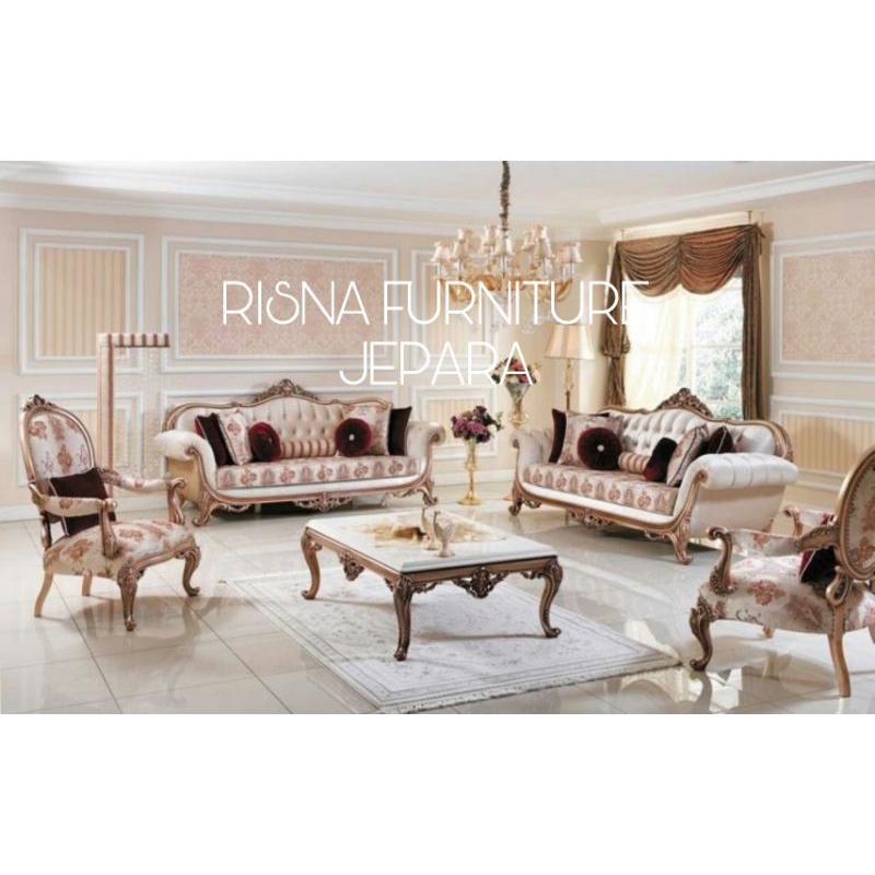 SOFA TAMU SHABY  3211 MEJA