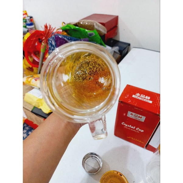 Cangkir Kaca / Gelas Kaca / Personal Tea cup / Teaset kaca / Gelas kaca / Mug Kaca Tahan panas