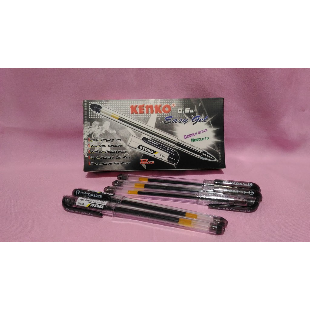 

Pen Kenko Easy Gel Hitam Biru 1pcs Bagus Murah READY STOCK