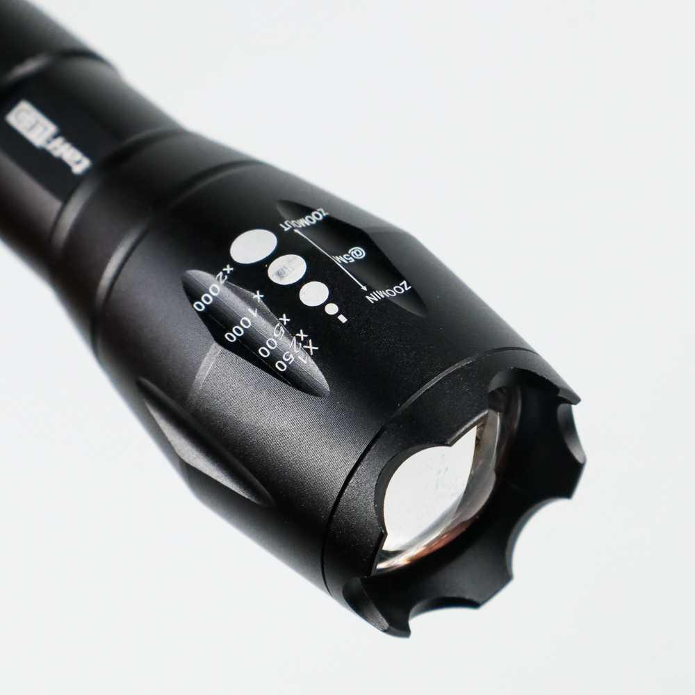 TaffLED Senter LED Murah Outdoor USB Rechargable XML-T6 10000 Lumens - E18u