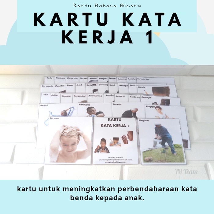 

(BISA COD) kartu kata kerja