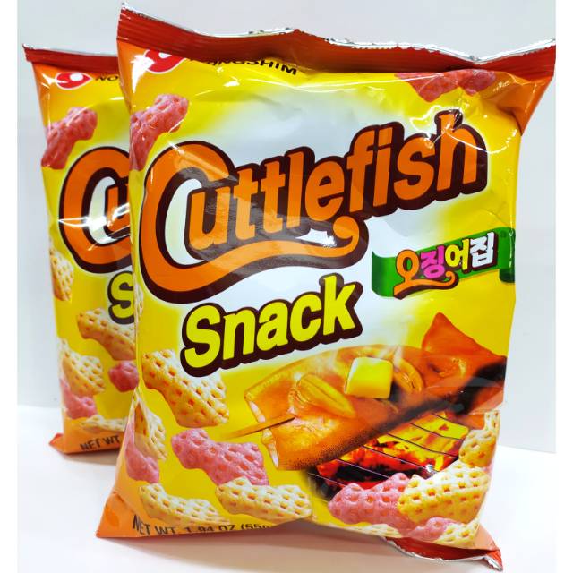 

Nongshim cuttlefish snack korea rasa cumi bakar 55gr