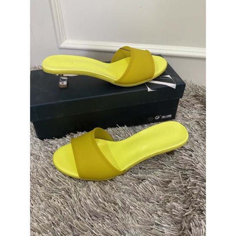 heels zara lemon 3cm