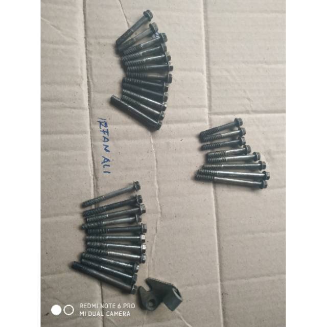 Baut mesin tiger,megapro ori copotan