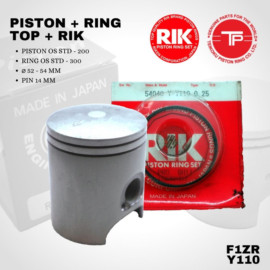 Seher Piston Set TOP F1zr F1 Force I + RING RIK OS STD - 200