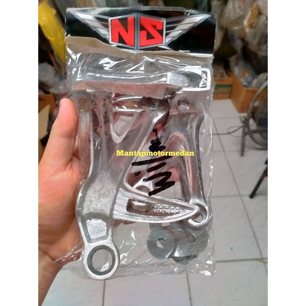 Dudukan Pangkon Footstep Belakang + Pijakan Footstep Belakang  Variasi Silver Satria FU 150