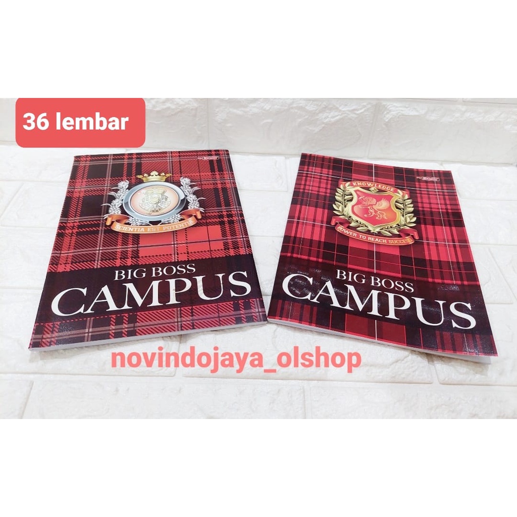 

Buku Tulis BIGBOSS CAMPUS (36 lembar)