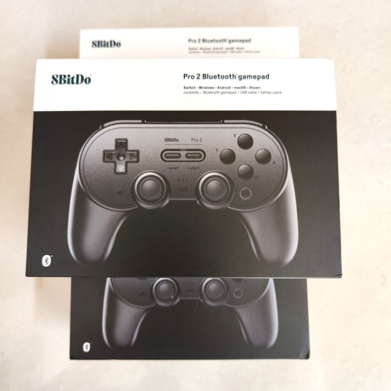 8BitDo Pro 2 G Classic Black Gray Grey Edition Controller Gamepad Bluetooth Nintendo Switch PC Windows Android macOS