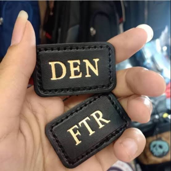 Emboss Nama Tumi Patch