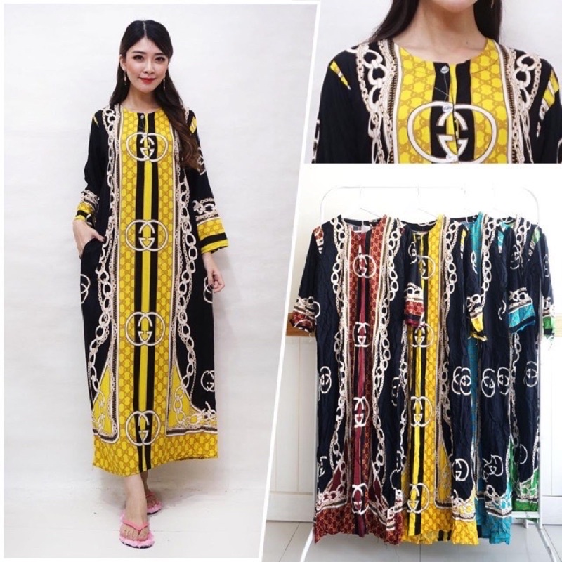 LONG DRESS PANJANG BUSUI DASTER WANITA