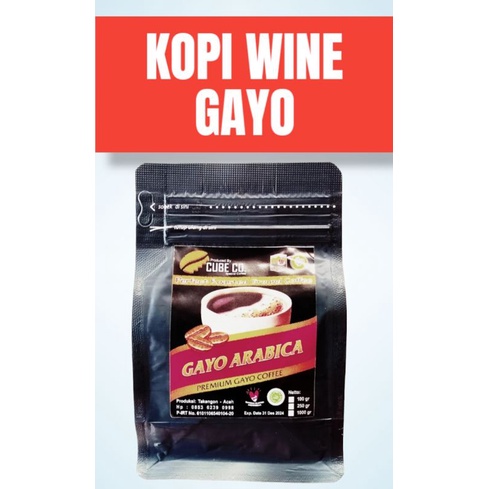 

Kopi Wine Gayo 250 gram | CUBECOFFEEGAYO