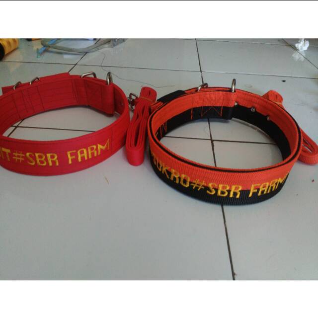 Kalung Kambing Kontes/Etawa/Senduro (bisa request nama)