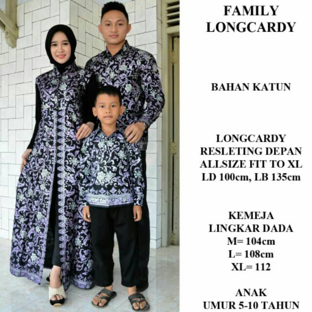 GROSIR BATIK FAMILY LONGCARDY