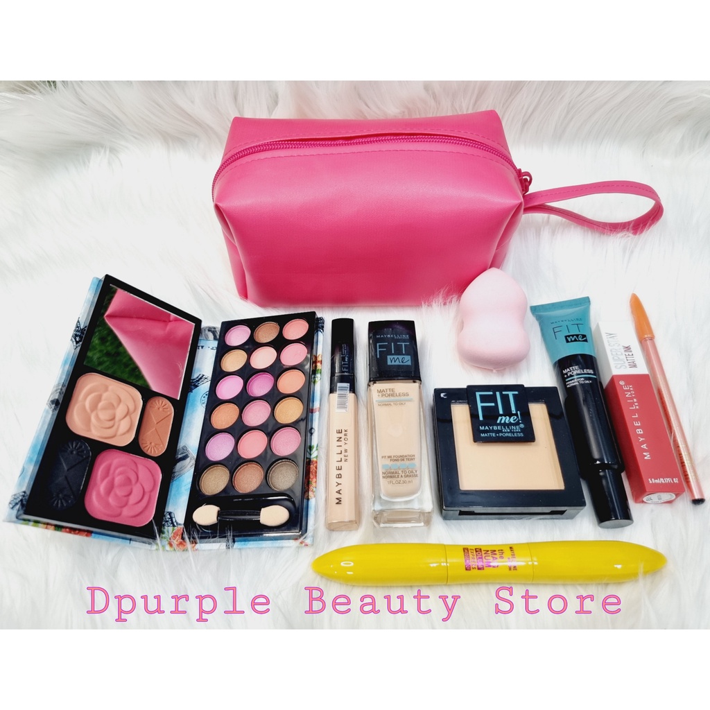 ( Semua Paket Kecantikan Ada Disini!! ) - Paket Kosmetik Maybelline Lengkap Murah - Paket Make Up Maybelline Super Komplit - Semua Paket Kosmetik Realpict