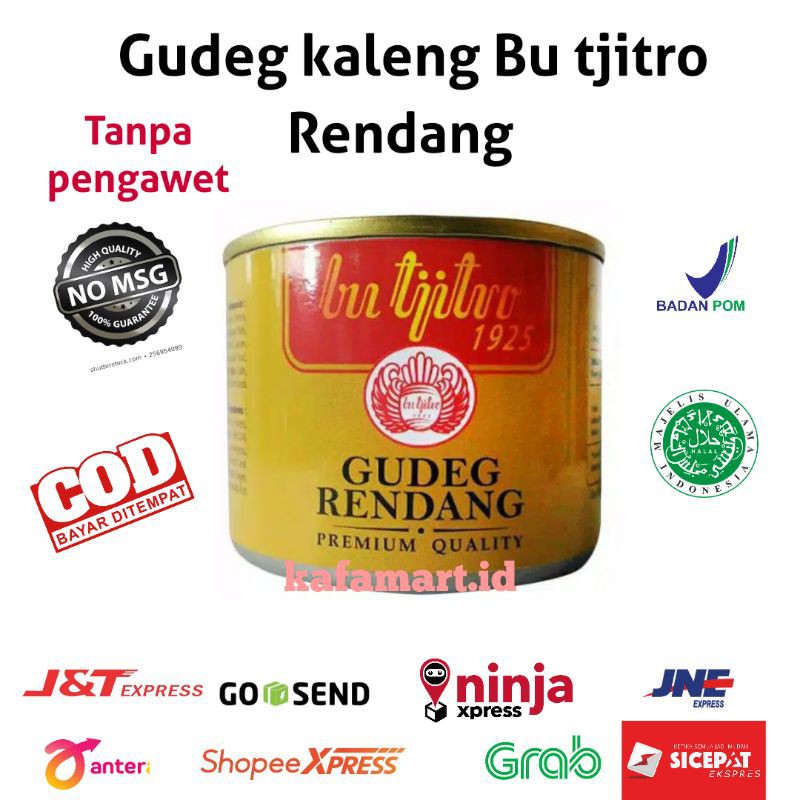 

Gudeg kaleng Bu tjitro 1925 varian rasa Rendang - gudeg kaleng rasa rendang makanan khas jogja