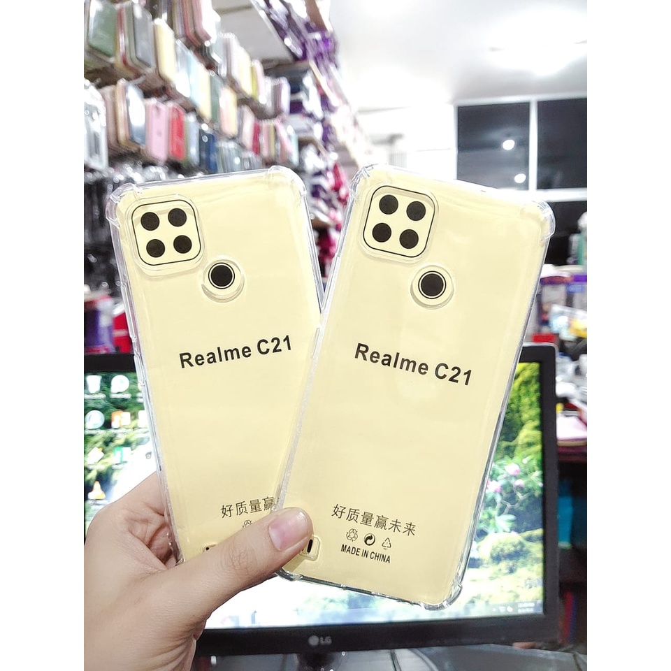 Anti Crack Realme C21 6.5 inch Soft Case Anti Shock Jelly Tahan Benturan