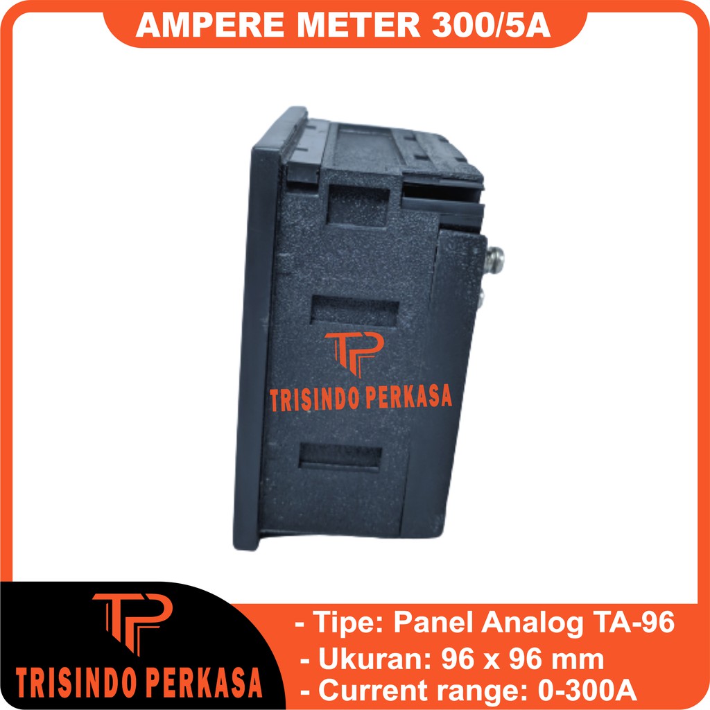 Ampere Meter Panel Analog TA-96 0-300A 96x96 Jarum