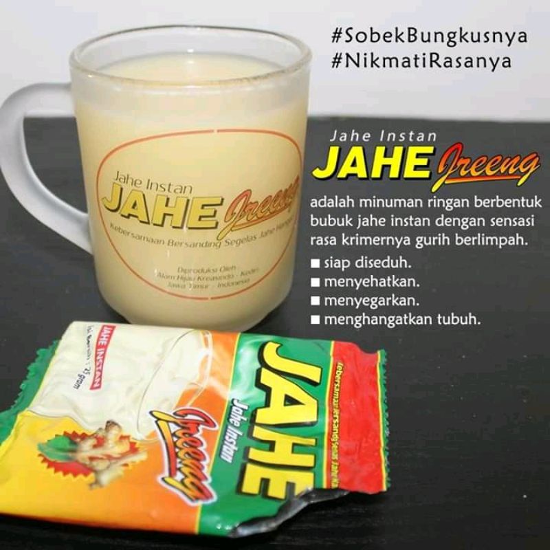 

Jahe bubuk instan//Jahe Jreeng penambah stamina jreeng isi 10pcs