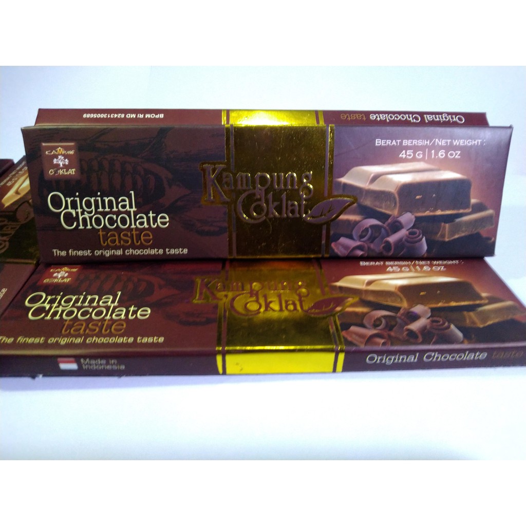 

Coklat Cokelat Original Asli Khas Kampung Coklat Blitar 45 gram