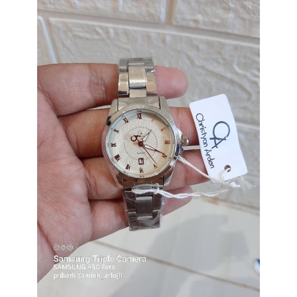 jam tangan Christian Arden original Anti air diameter kecil
