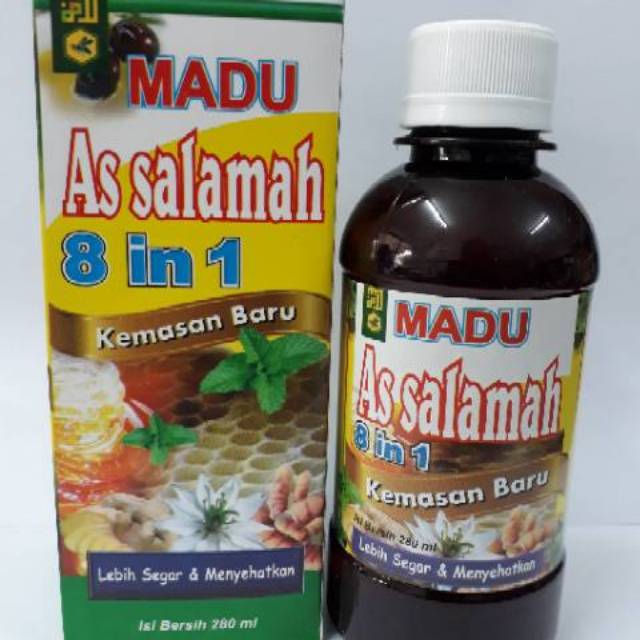

MADU ASSALAMAH 8 IN 1 Flu Batuk Masuk Angin Pengencer Dahak