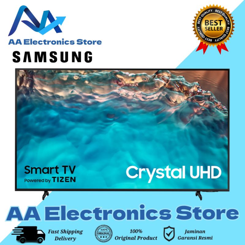 SAMSUNG 50BU8000 50 INCH CRYSTAL UHD 4K SMART TV UA50BU8000 NEW SERIES