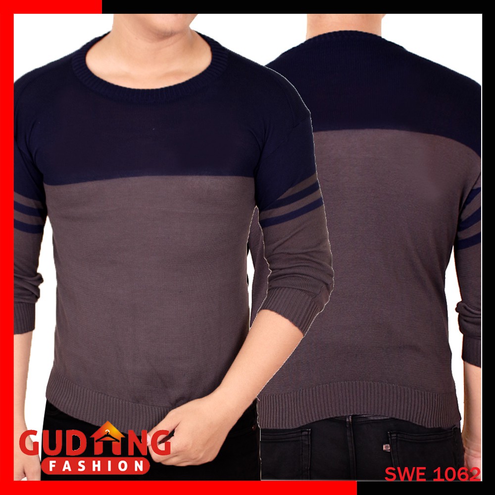 Sweater Rajut Cowok Polos SWE 1062