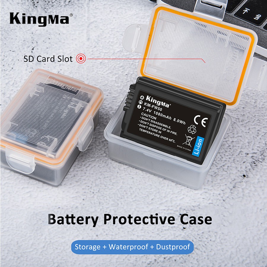 Kotak Baterai KINGMA for Sony NP-FW50 etc - Battery &amp; Memory Box Case