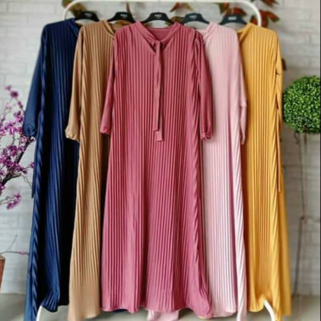 Gamis plisket/gamis plisket jumbo-8